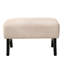 Pouf Langner 24 po en bois massif rembourré-389303659