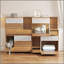 Ensemble de meubles modernes 2 en 1 pour chat 2 en 1, table d'appoint pour litière pour chat, maisonnette avec rangement pour 2 petits chats - Brun-1770398390