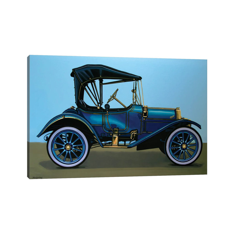 Overland 1911 by Paul Meijering - Wrapped Canvas Print