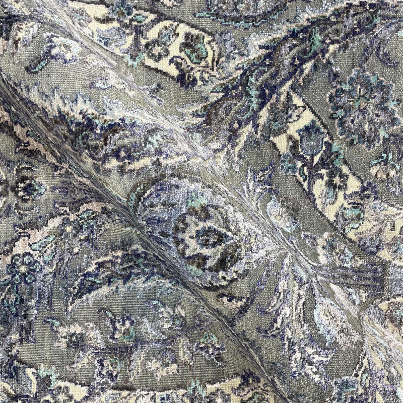 Damask Area Rug, Rectangle 8' x 10'