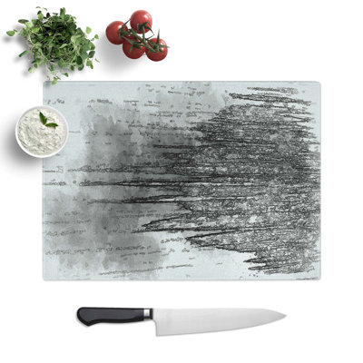 Tempered Glass Cascade of Light Chopping Board
