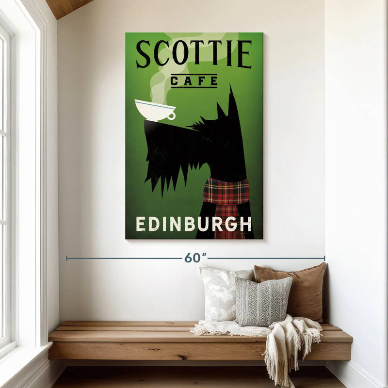 Brampt Scottie Cafe, H 48 po x l 32 po