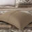 5 Piece Stripe Herringbone Comforter Set With Throw Pillows Brown
