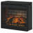 Ahupendra 23.75'' W Black Fireplace Insert with 5386 BTU