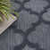 Adianey Red Barrel Studio Easy Care Trellis Navy Blue Indoor/Outdoor Area Rug