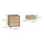 43.4 cm W Bedside Table