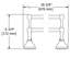 Retro™ Double 24" Towel Bar-50350805