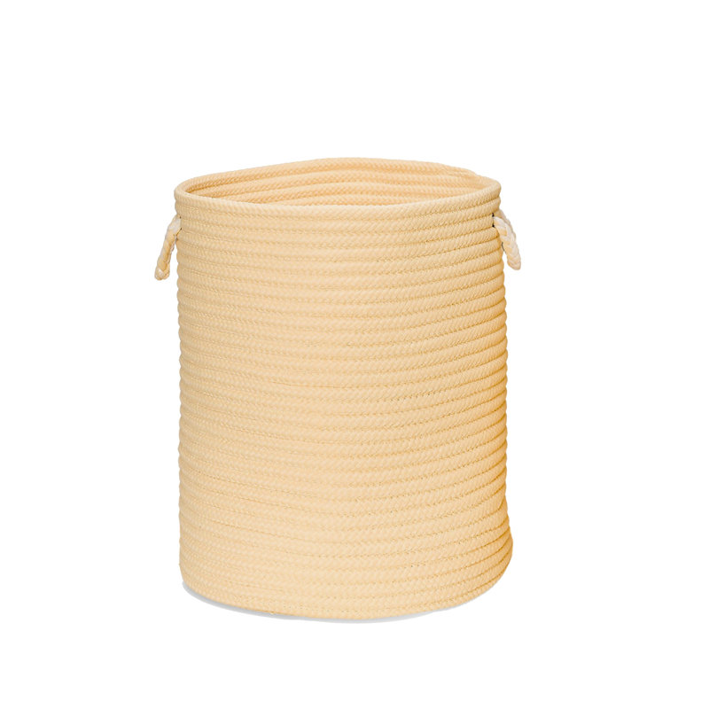 Panier à linge tissé Sundance, Jaune, H 22 po x l 17 po x P 17 po