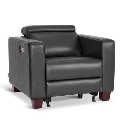  Fauteuil inclinable électrique Wall-hugger, repose-pieds haut avec repose-tête réglable, pour petits espaces