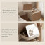 Meuble-lavabo moderne en bois massif compact avec plateau relevable et 2 tiroirs Modern Minimalist