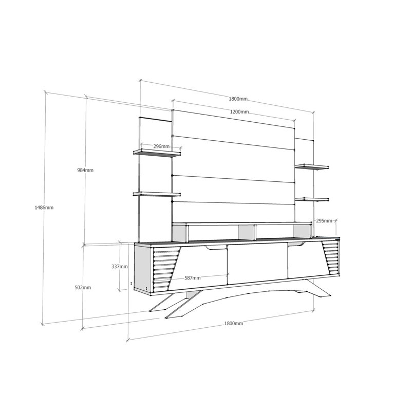 Dragutin Entertainment Centre for TVs up to 48"