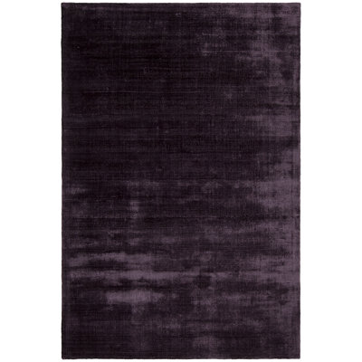 Sopris Hand Loomed Modern Area Rug in Purple