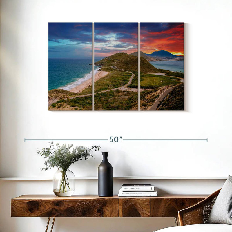 Rorry St. Kitts Landscape, 24" H x 38" W
