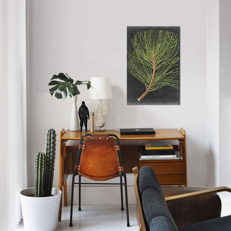 «Dramatic Pine III», impression sur toile, H 40 po x l 26 po x P 1,5 po, Toile tendue, Pas de tapis