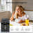 Euhomy Portable Countertop Ice Maker & Water Dispenser , 30Lbs/24Hrs, Auto-Clean Function