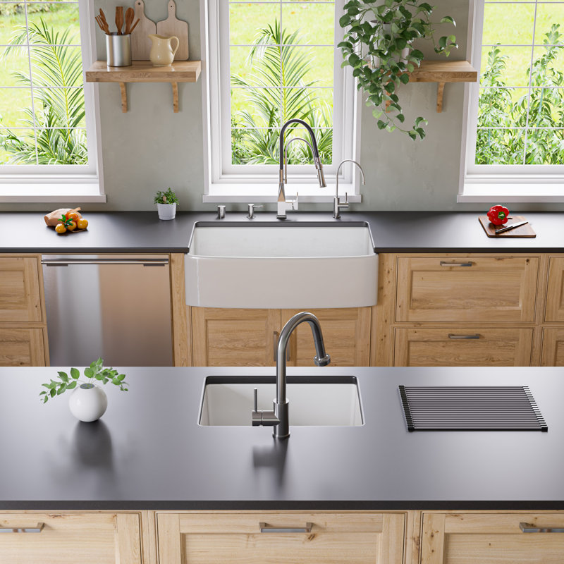 36'' L Single Bowl Fireclay Kitchen Sink