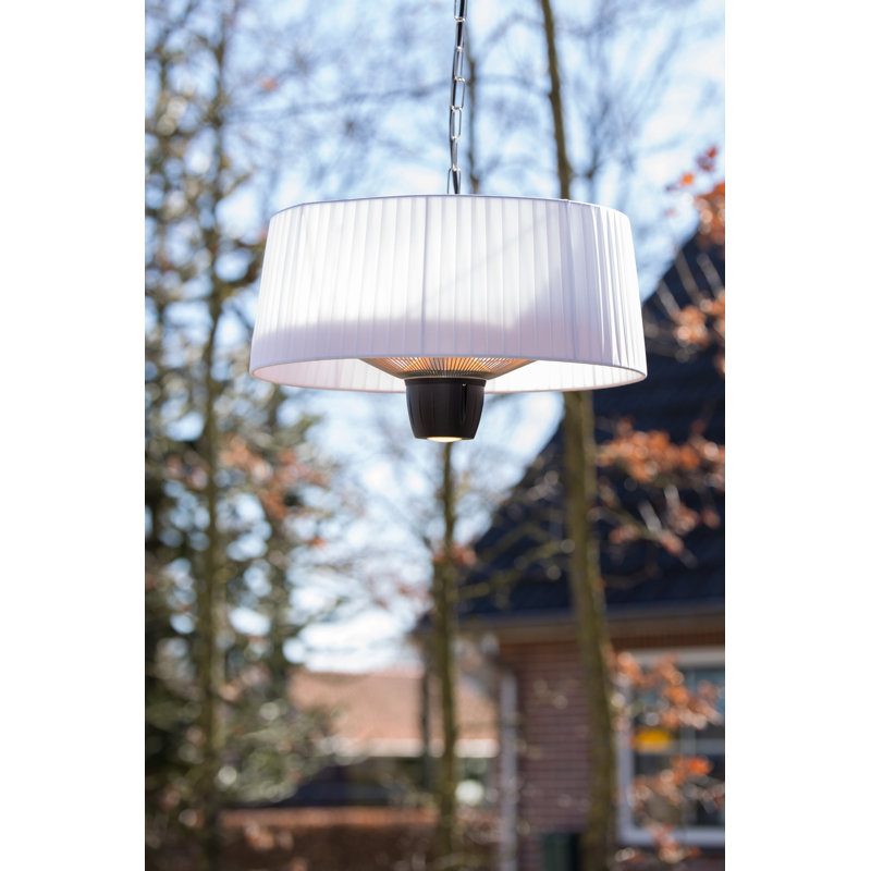 Artix Electric Hanging Patio Heater, White