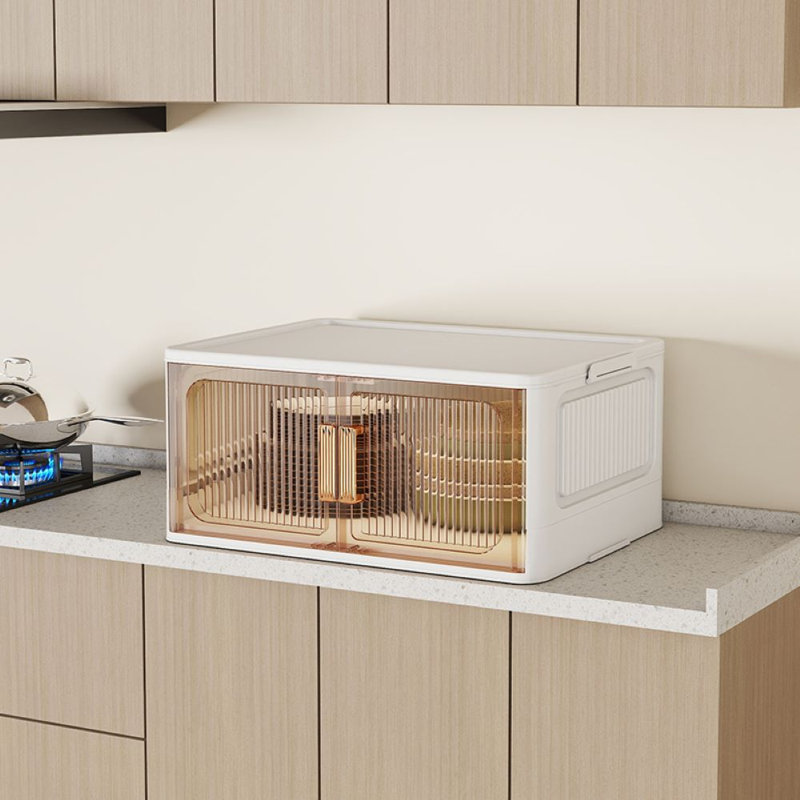 Collapsible Storage Bins With Lids