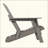 Oversize Embossed Wooden Outdoor Folding Adirondack Chair With Pre-Assembled Backrest & Seatboard, Wood Patio Chair For Garden Backyard Porch Pool Deck Firepit-1109323578