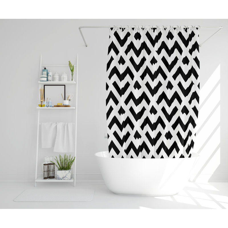 Willowdale Polyester Shower Curtain Set, 168cm H x 168cm W
