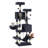 Cat Tree with 13 Scratching Posts, Multi-Level Plush Cat Condo-1147748502