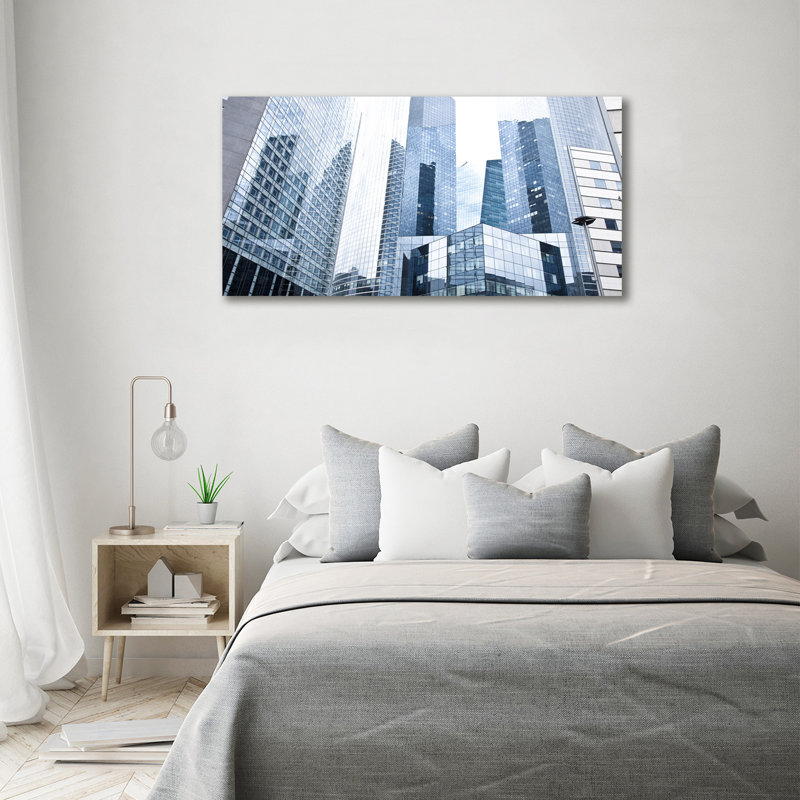 Skyscrapers - No Frame Print, 70cm H x 140cm W, Canvas