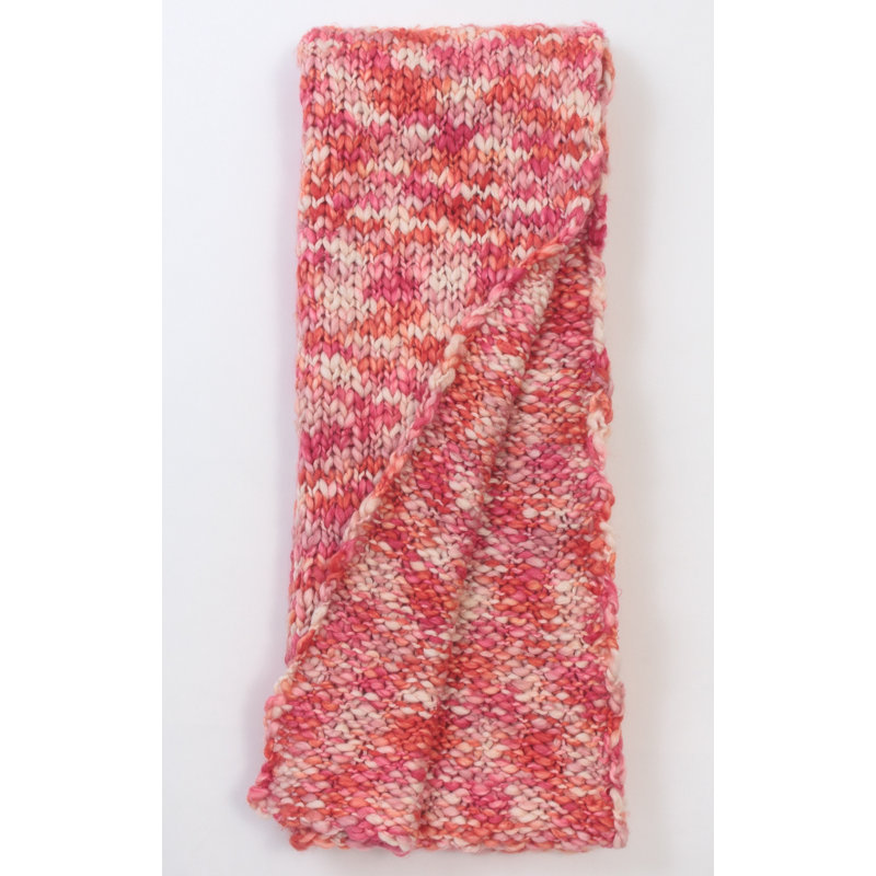 Madis Hand Woven Throw Blanket, Sunset