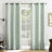 Satti Embroidered Leaf 100% Blackout Grommet Curtain Panel-90572989-90572992