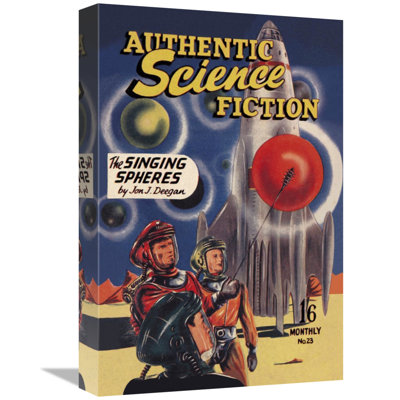 " Authentic Science Fiction The Singing Spheres " by Retrosci-fi