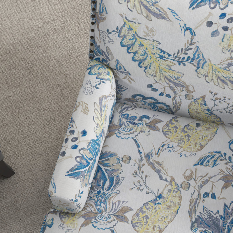 Fauteuil de 28 po de large Tallsmayne, Bleu