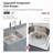 38.7''H 2 Piece Outdoor Kitchen Island Modular Solid Wood Set Bar Cart With Stainless Steel Top-1321720110
