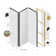 Vrysoules 172cm H Solid Wood Folding Room Divider
