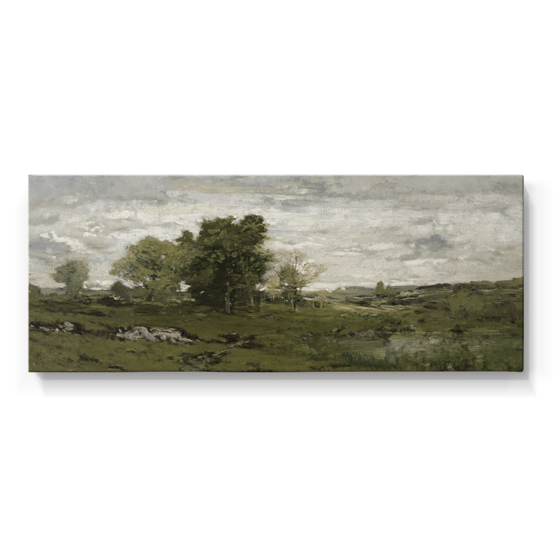Série paysage - DCCDVXVII - Toile tendue avec châssis - Prêt à être accroché, H 12 po x l 30 po