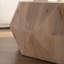 Table basse à motif tridimensionnel en relief de style rétro américain-24255129-24255128