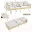 2 Seater Velvet Sofa Bed-568291056
