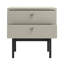 Tenafly 2-Drawer Bedside Table 55 cm Cashmere