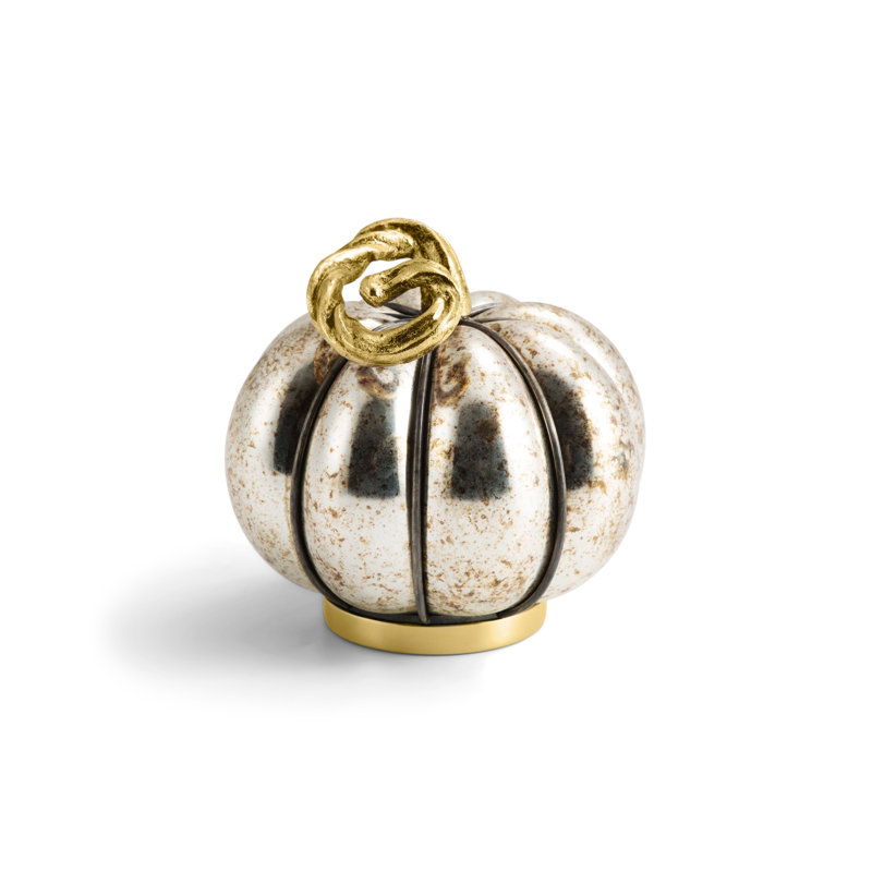 Seasonal Glass Pumpkin