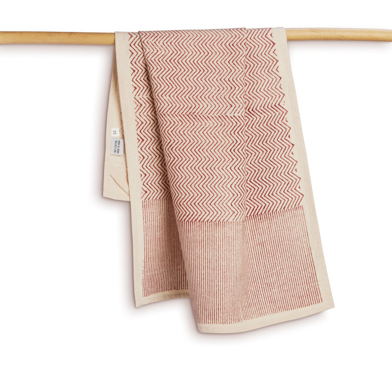 Linge à vaisselle, Rouge