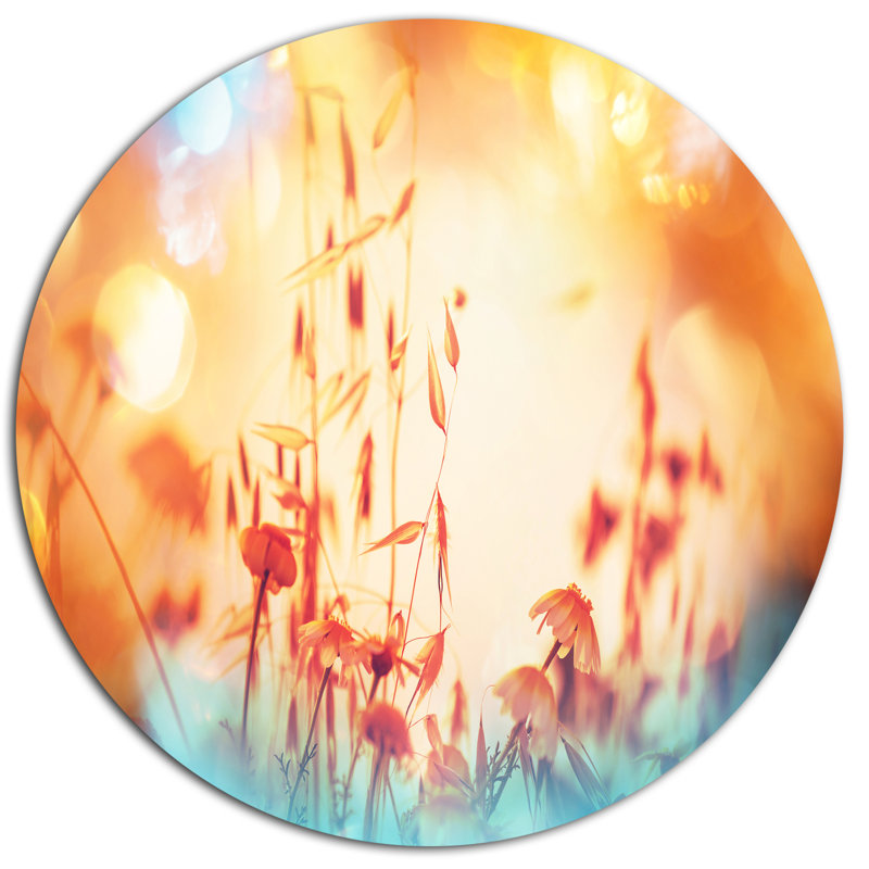 « magnifique little summer look view », impression, H 11 po x l 11 po x P 1 po, Métal