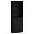 Black 3 Living Room Bookcase Arrangement - Stylish & Functional 3 Piece Featuring Options Modern Practical Design
