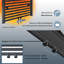 Sadye Curved Towel Rail Heated Towel Rails-1077900580-1077900583