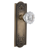 Meadows Plate with Crystal Door Knob