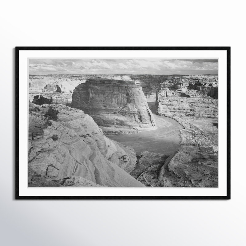 Canyon De Chelly Arizona 2 par Adams - Photographie de cadre, Noir, H 29,5 po x l 41,5 po x P 0,75 po