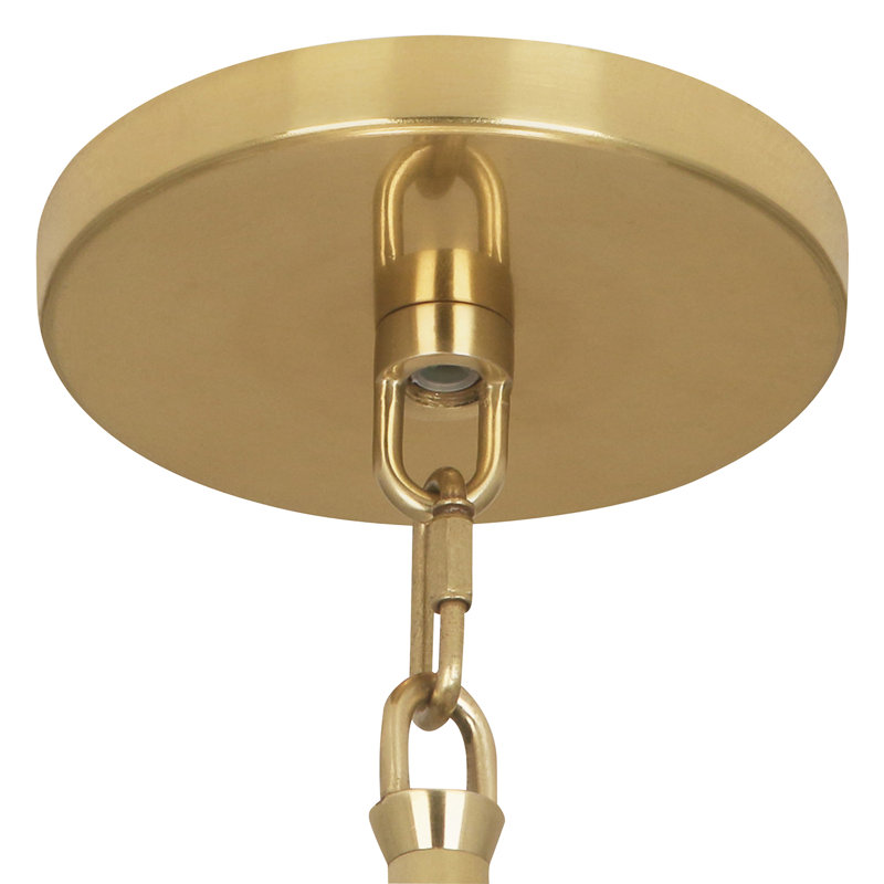 Decker 3 - Light Chandelier, Modern Brass