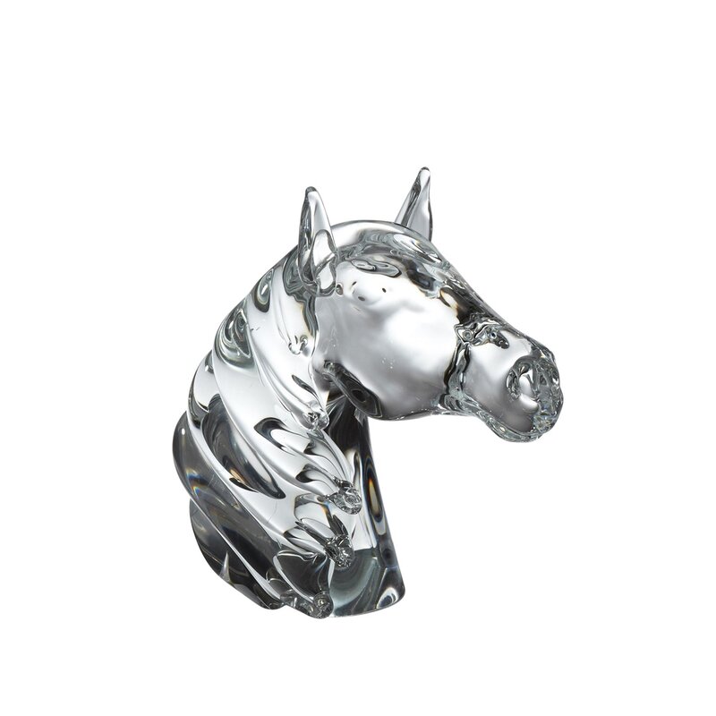 Thoroughbred Horse Head-Sm