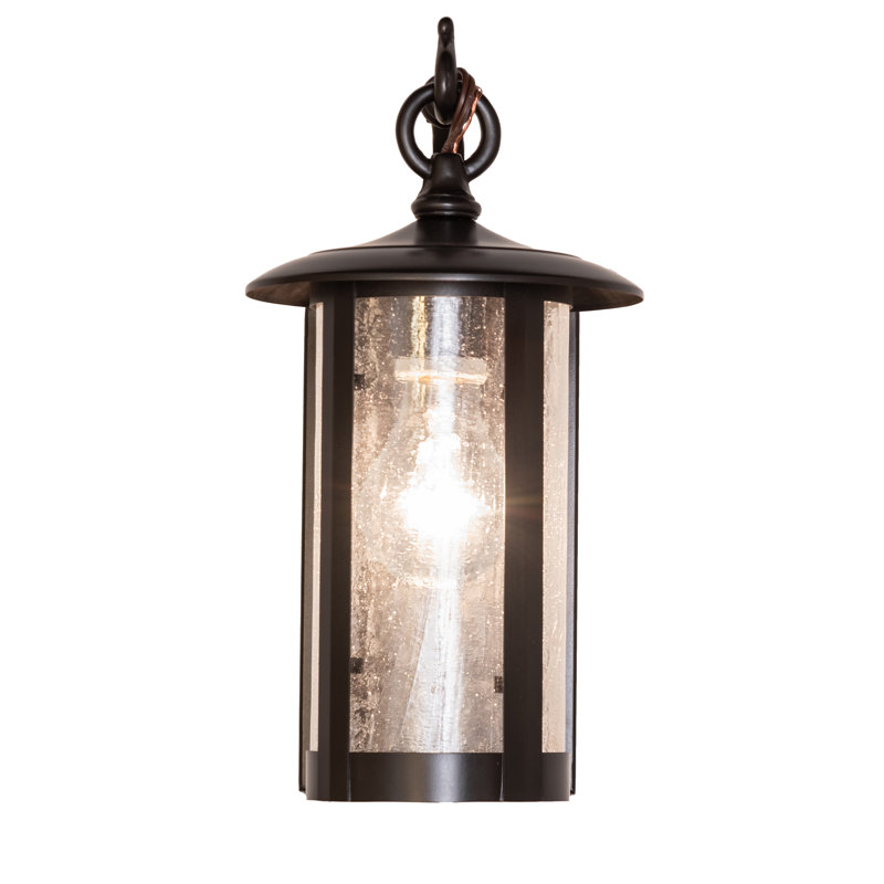 8" Wide Fulton Wall Sconce, 12" H x 6" W x 10" D, Craftsman Brown