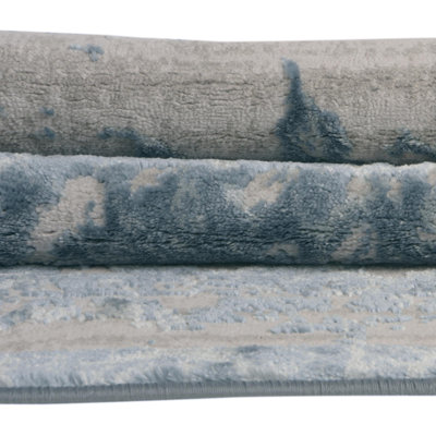 Tapis oriental bleu clair Alissa