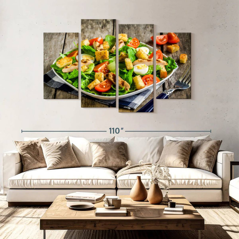 Yarlin Chicken Caesar Salad, 54" H x 84" W