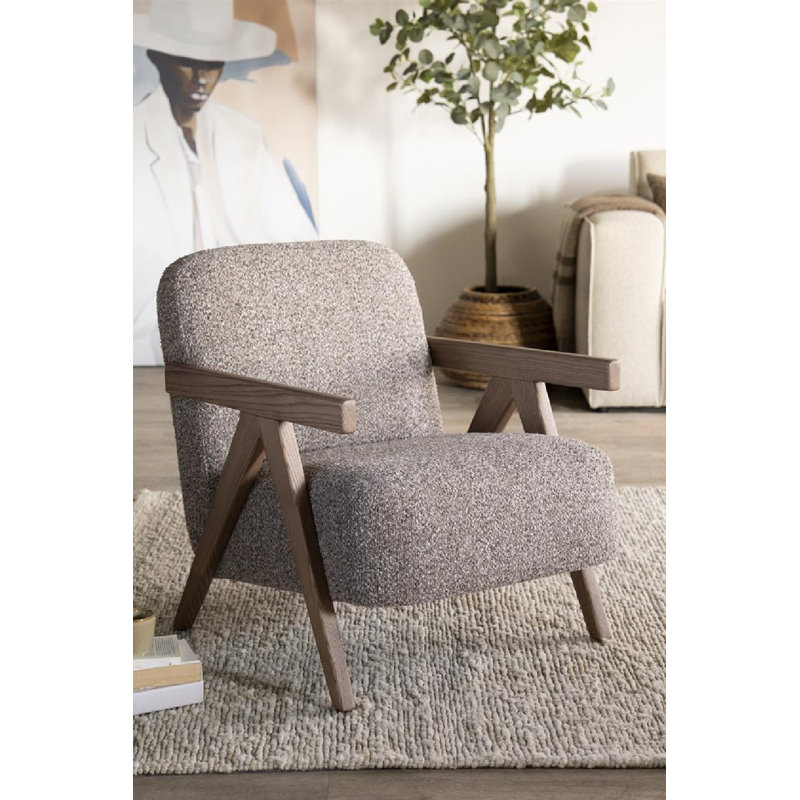 Francis Accent Chair, Taupe