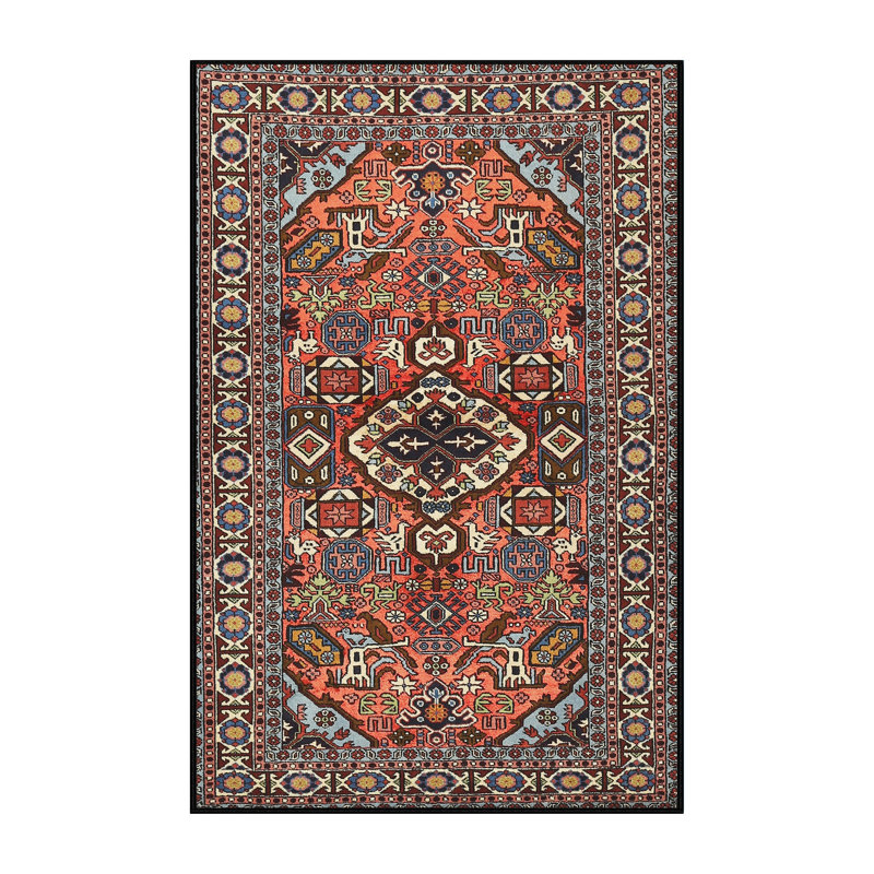 Oriental Indoor Rug, Rectangle 7' x 9'